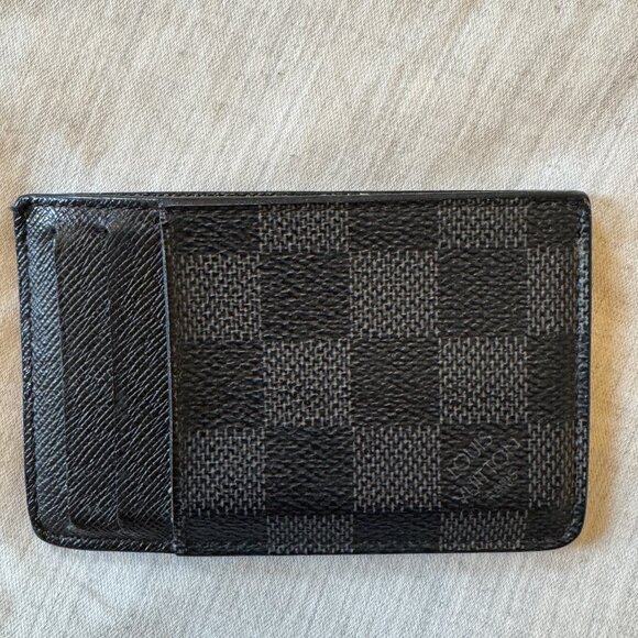 Louis Vuitton Black Damier Card Case - Picture 2 of 4